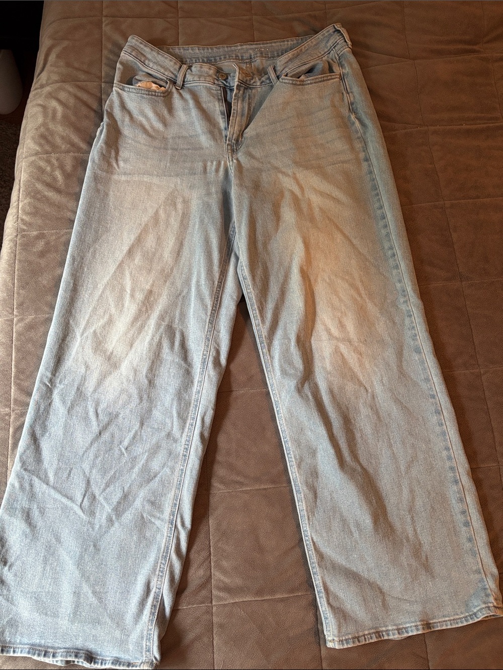 Old Navy Light Blue Women's WOW Wide-Leg Jeans